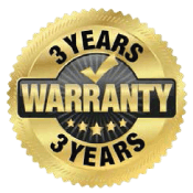 warranty stamp disclosing all zmicro products are covered with a 3 year warranty plan