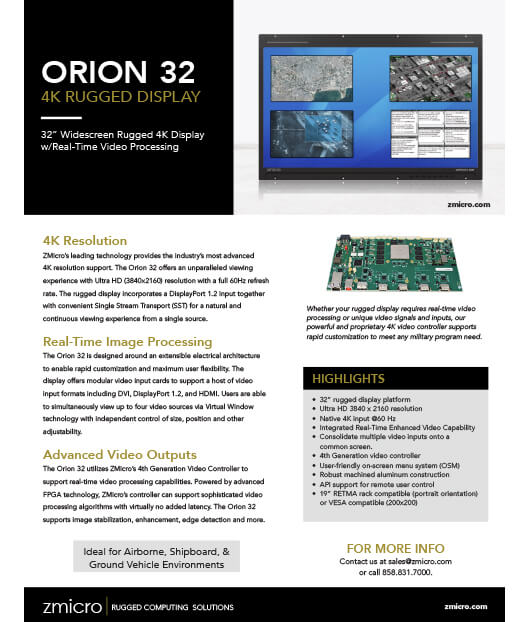 Orion 32 Display